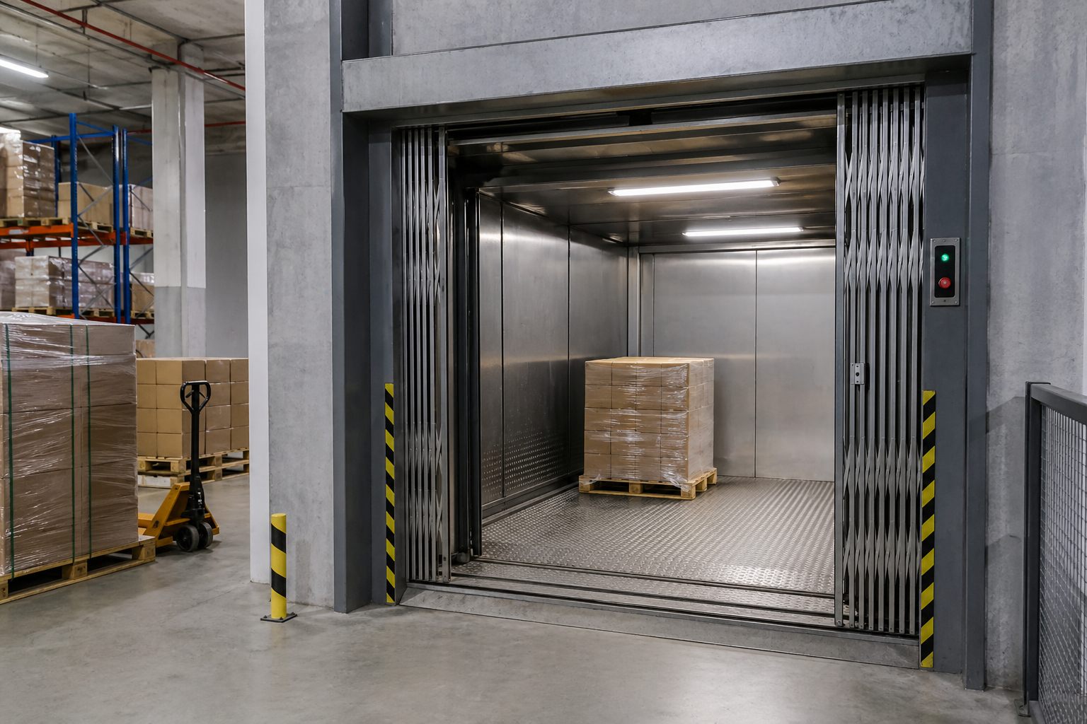 Industrial goods movement area